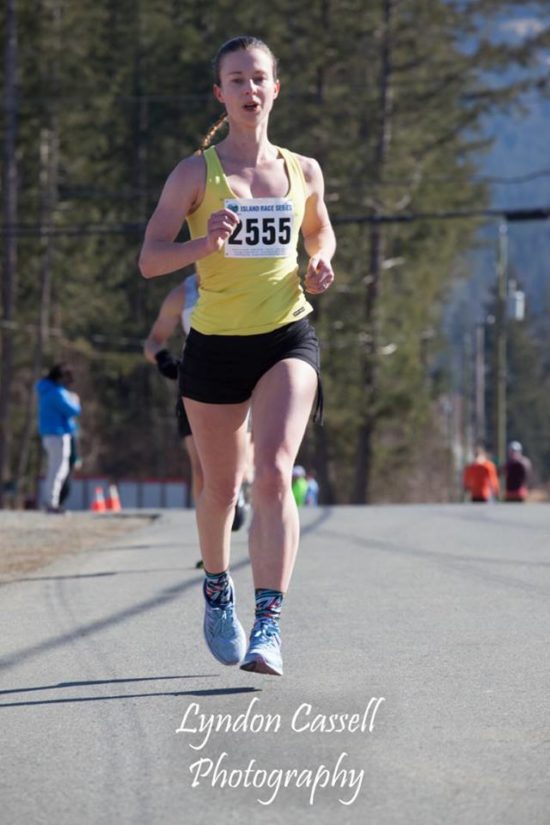 Port Alberni Paper Chase 15k 2019 finish line