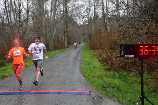 Hatley Castle 8k 2020 finish. 