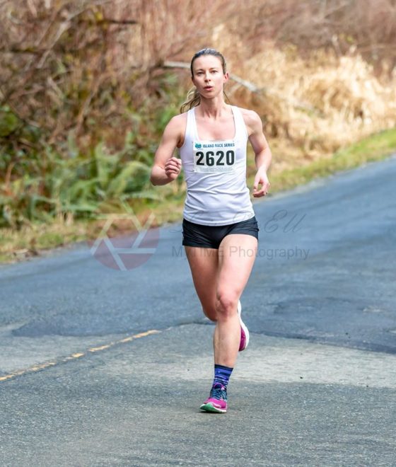 Port Alberni Paper Chase 2020 13km mark.