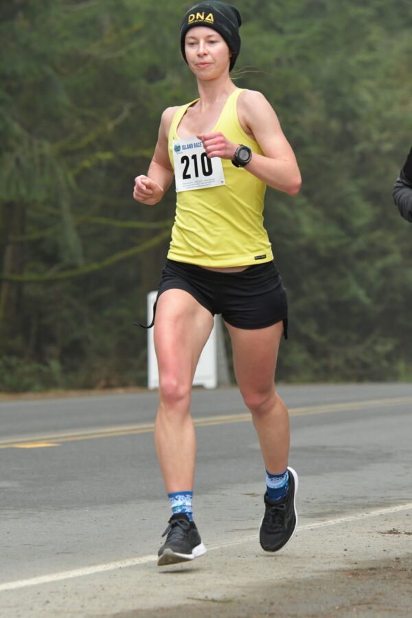 Thinking about some good things (probably post-race food). Photo by John Berger.