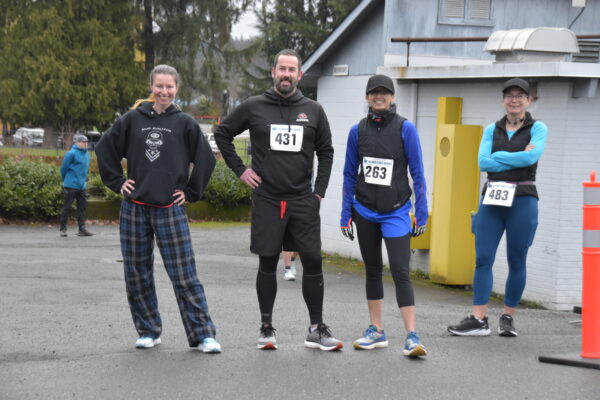 Just before the start of the Comox Valley RV Half Marathon 2022. Photo by Joseph Camilleri