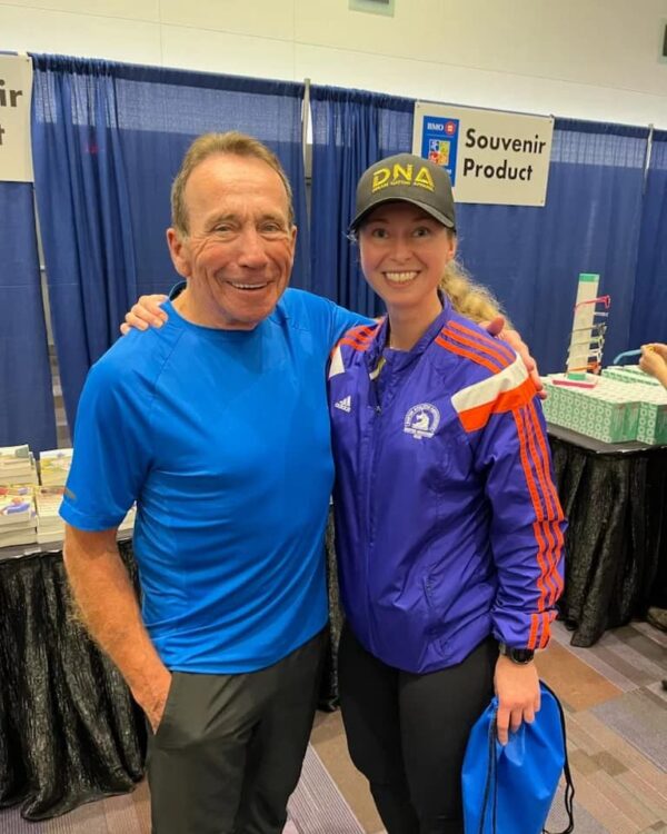 John Stanton of Running Room and I at the BMO Vancouver Marathon expo